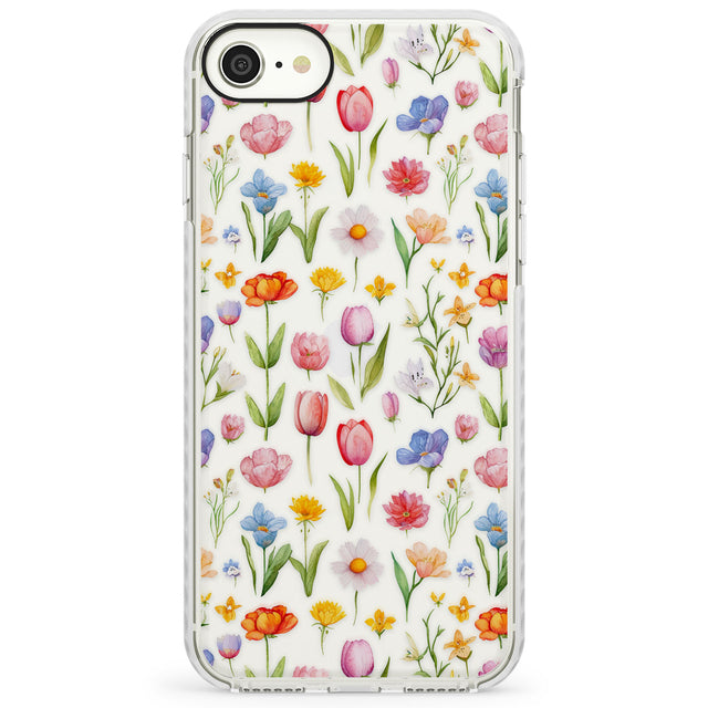 Small Flower MixImpact Phone Case for iPhone SE