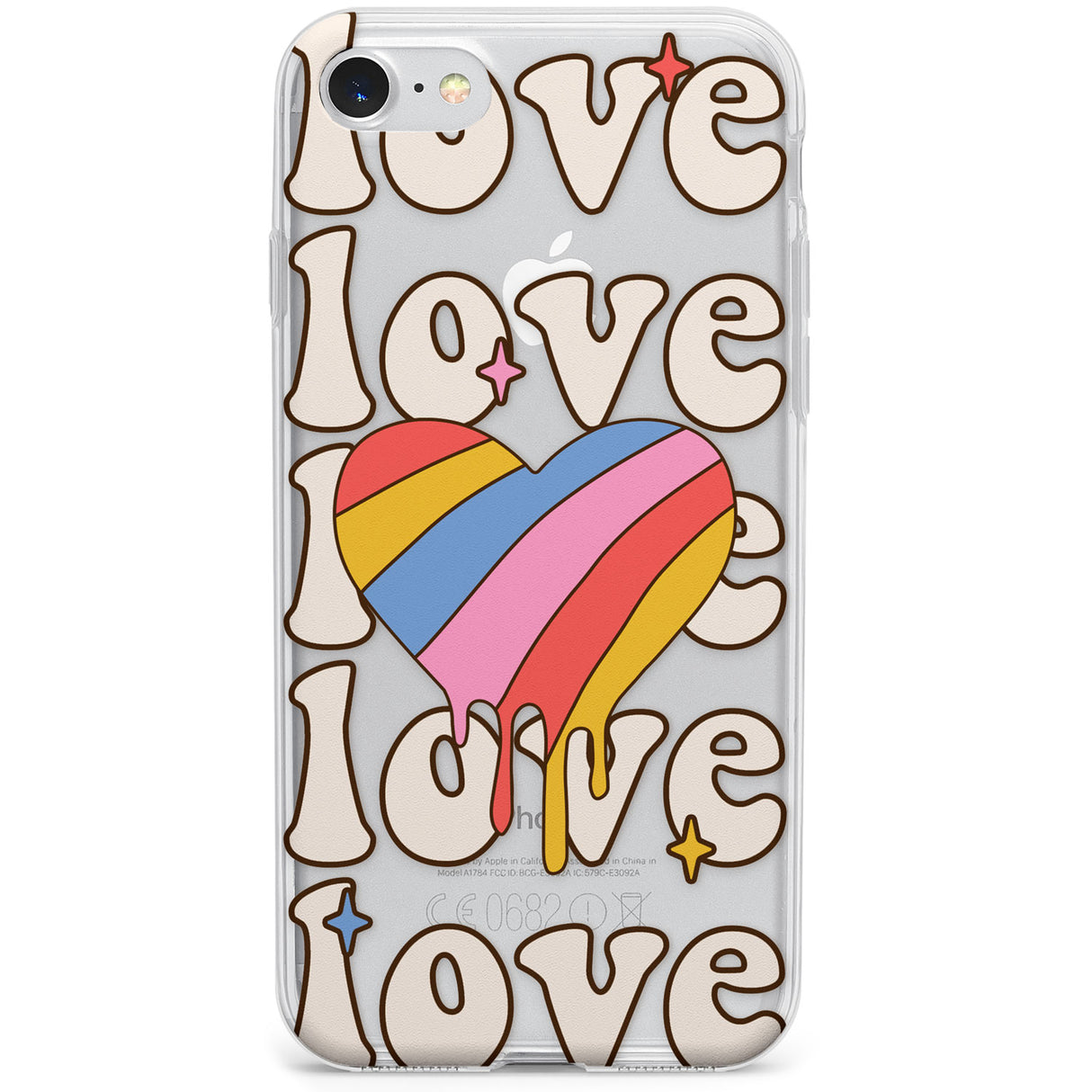 Groovy Love Phone Case for iPhone SE 2020, iPhone SE 2022