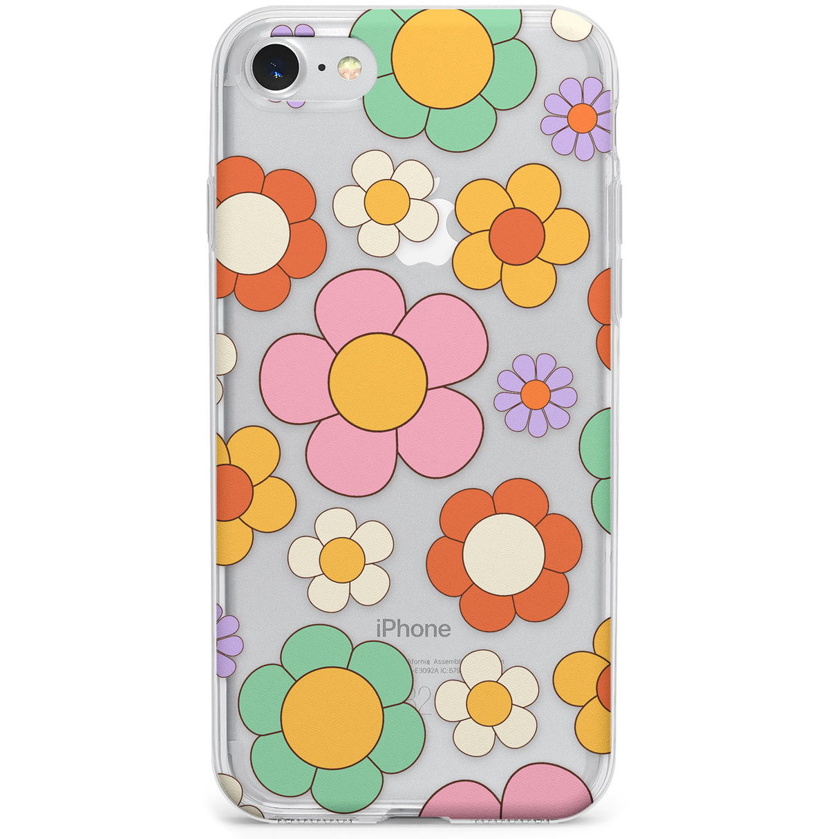 Groovy Blossoms Phone Case for iPhone SE 2020, iPhone SE 2022