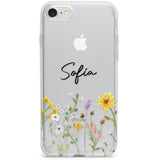 Personalised April Wildfowers Phone Case for iPhone SE 2020, iPhone SE 2022