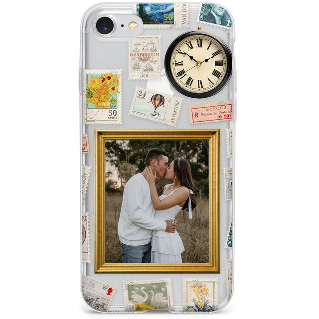 Personalised Vintage Photo Frame Collage Phone Case for iPhone SE 2020, iPhone SE 2022