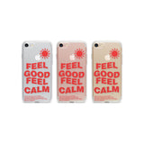 Feel Good Feel Calm (Green) Phone Case for iPhone SE