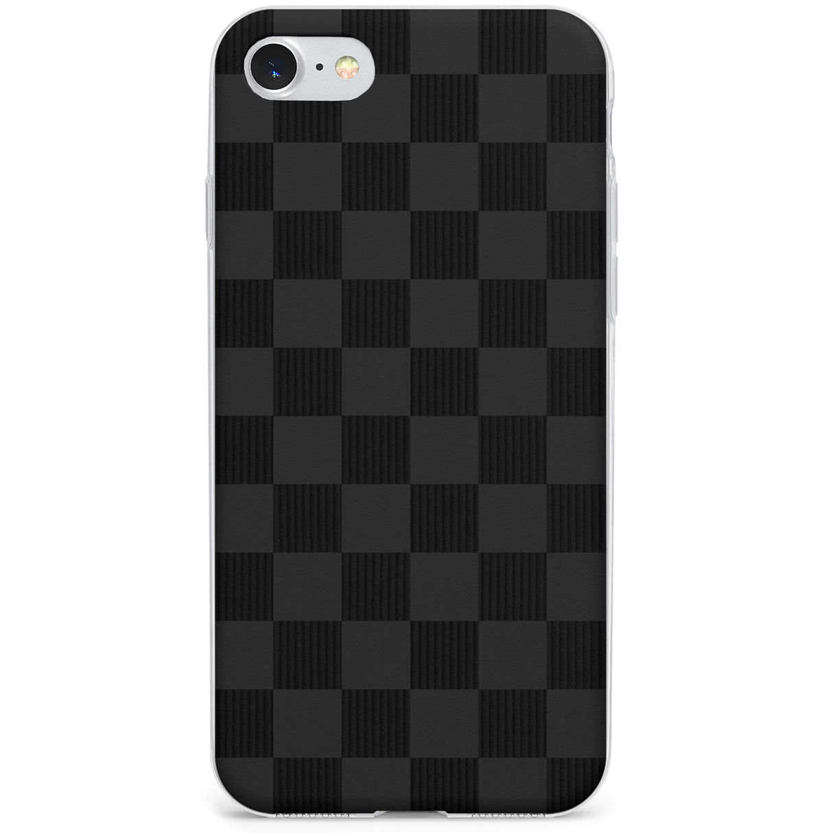 BLACK CHECKERED Phone Case for iPhone SE 2020, iPhone SE 2022