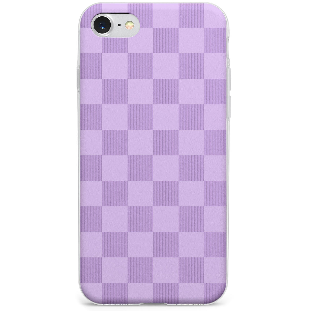 LILAC CHECKERED Phone Case for iPhone SE 2020, iPhone SE 2022