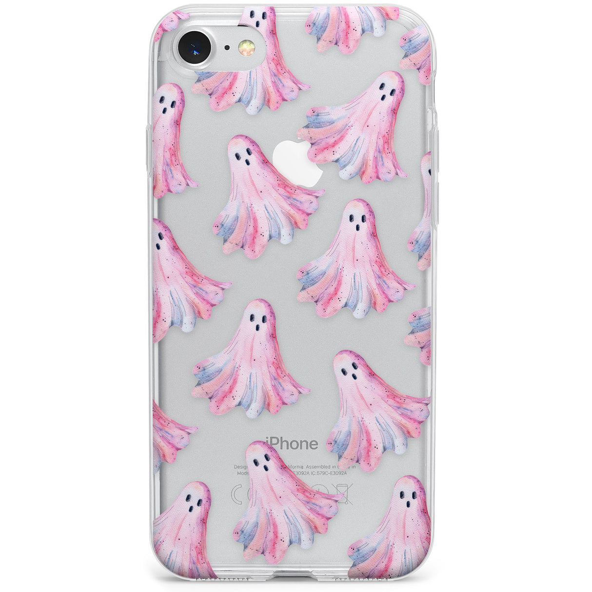 Pink Ghosts Phone Case for iPhone SE 2020, iPhone SE 2022