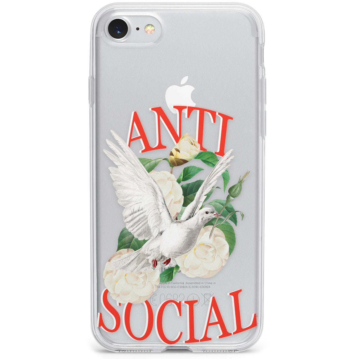 Anti-Social Phone Case for iPhone SE 2020, iPhone SE 2022