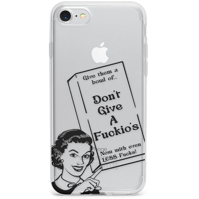 "Don't Give a F*ckio's" Cereal Phone Case for iPhone SE 2020, iPhone SE 2022