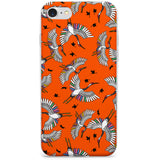 Colourful Crane Pattern (Orange) Phone Case for iPhone SE 2020, iPhone SE 2022