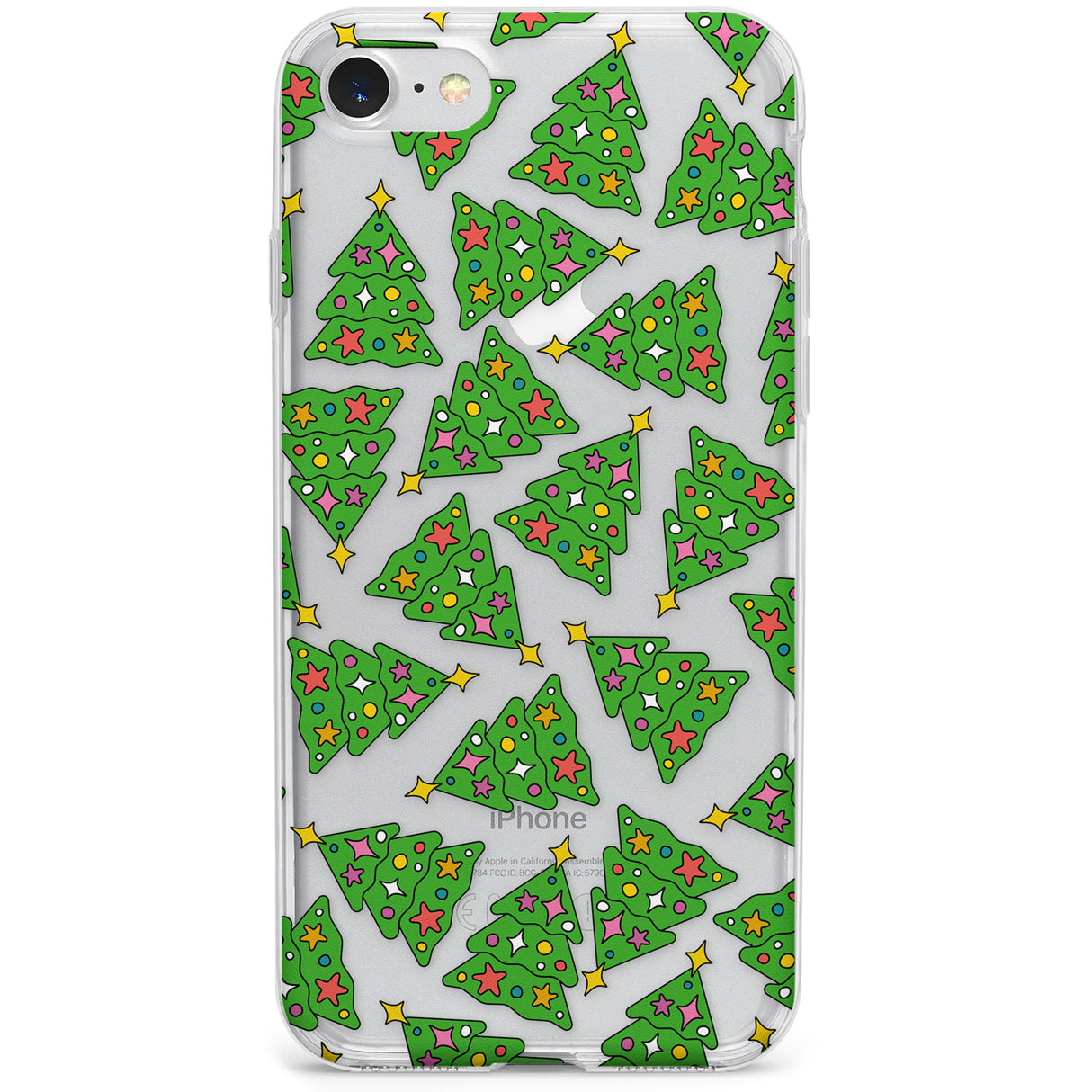 Christmas Tree Pattern Phone Case for iPhone SE 2020, iPhone SE 2022