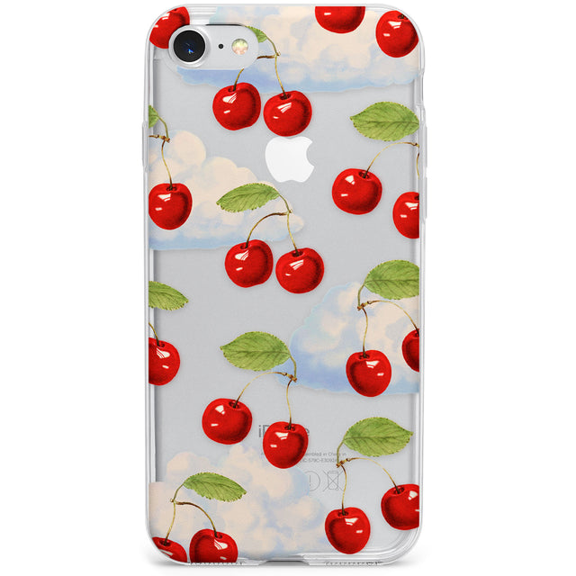 Vintage Cherries & Clouds Phone Case for iPhone SE 2020, iPhone SE 2022