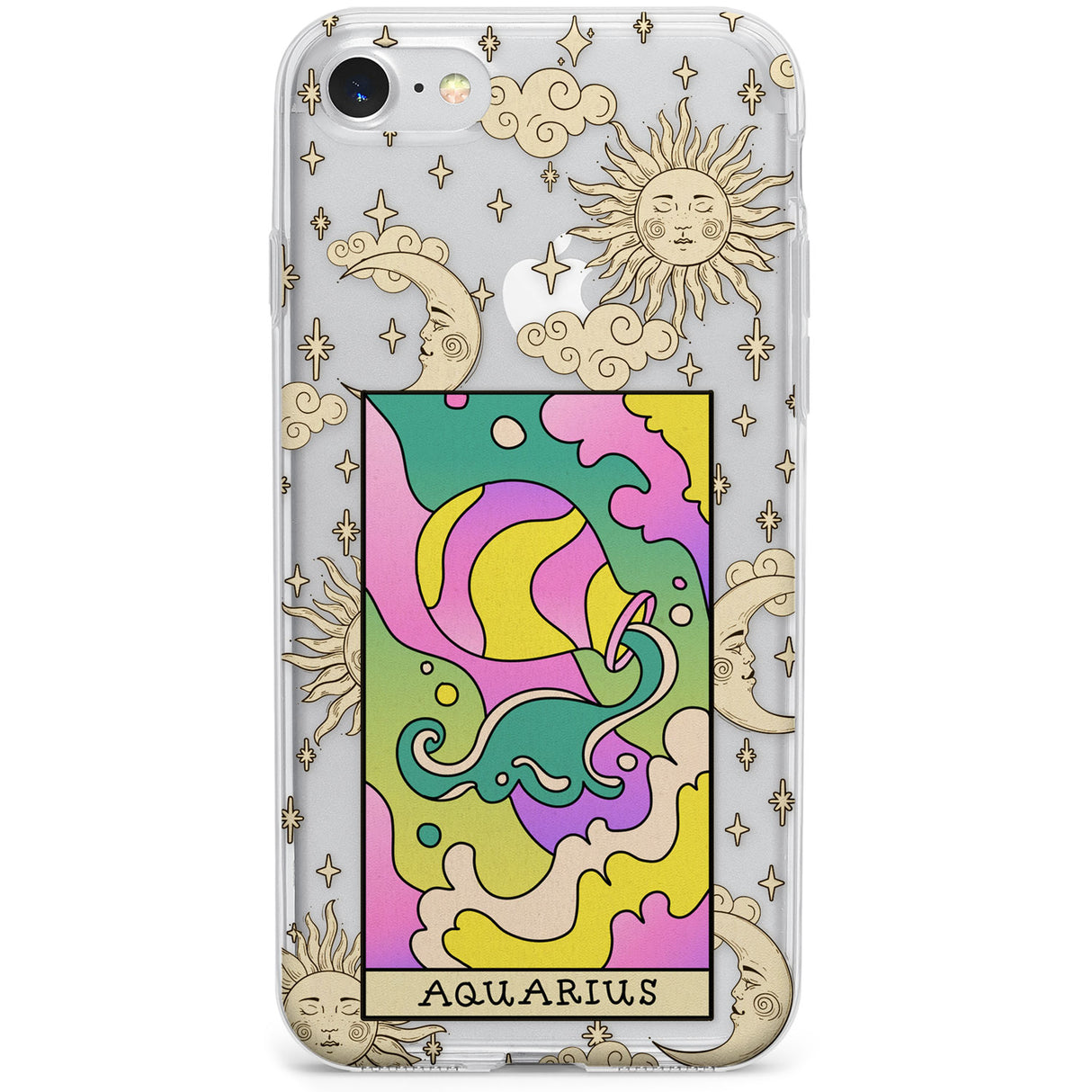 Celestial Zodiac - Aquarius Phone Case for iPhone SE 2020, iPhone SE 2022