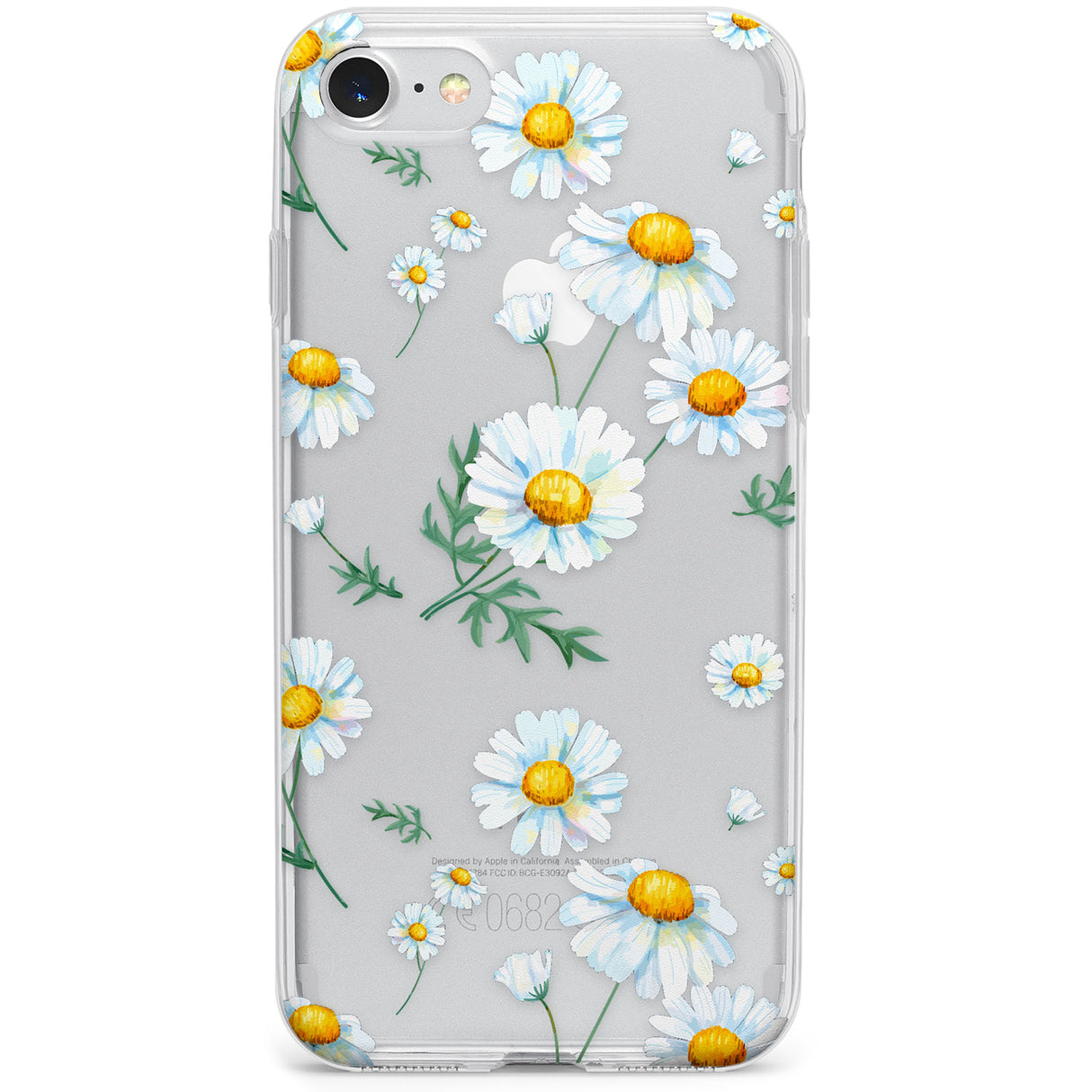 Vintage Painted Daisies Phone Case for iPhone SE 2020, iPhone SE 2022