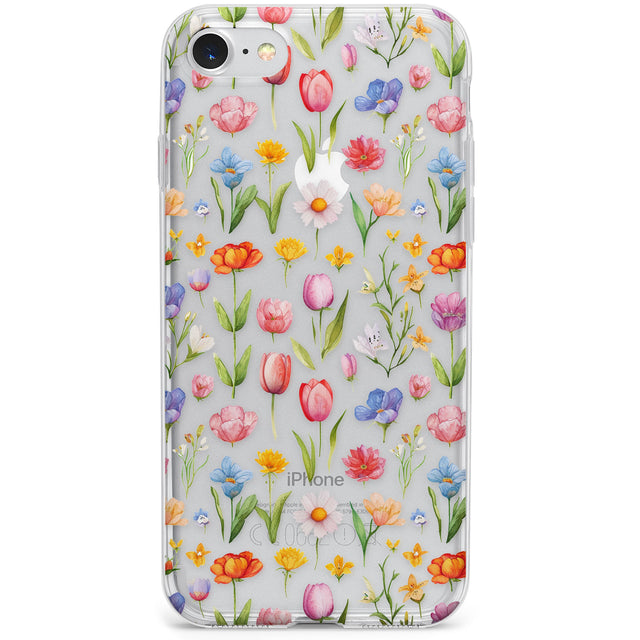 Small Flower Mix Phone Case for iPhone SE 2020, iPhone SE 2022