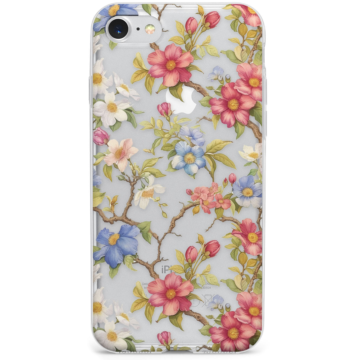 Vintage Vines & Flowers Phone Case for iPhone SE 2020, iPhone SE 2022