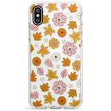 Autumn Leaves and Flowers Impact Phone Case for iPhone X XS Max XR