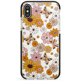 Butterfly & Bloom Autumn Floral Phone Case for iPhone X XS Max XR