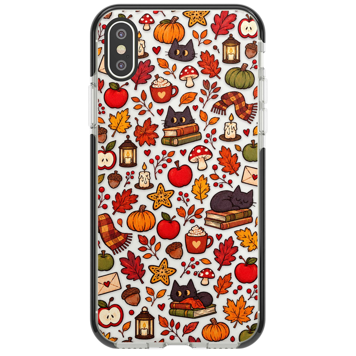 Autumn Mix iPhone case | Black Impact case for iPhone X, iPhone XS Max, iPhone XR