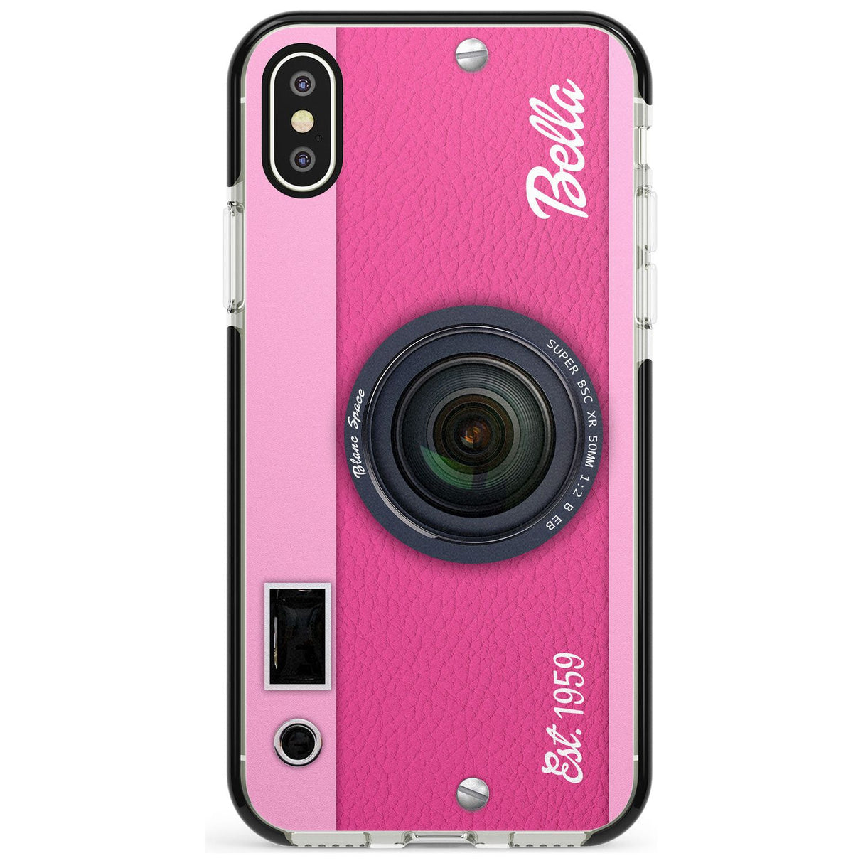 Personalised Pink Dream Camera Phone Case for iPhone X XS Max XR