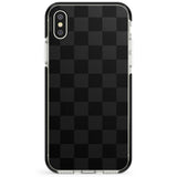 BLACK CHECKERED Phone Case for iPhone X XS Max XR