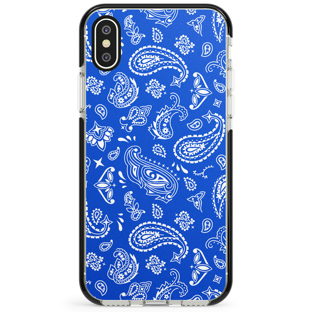 Blue Bandana Phone Case for iPhone X XS Max XR