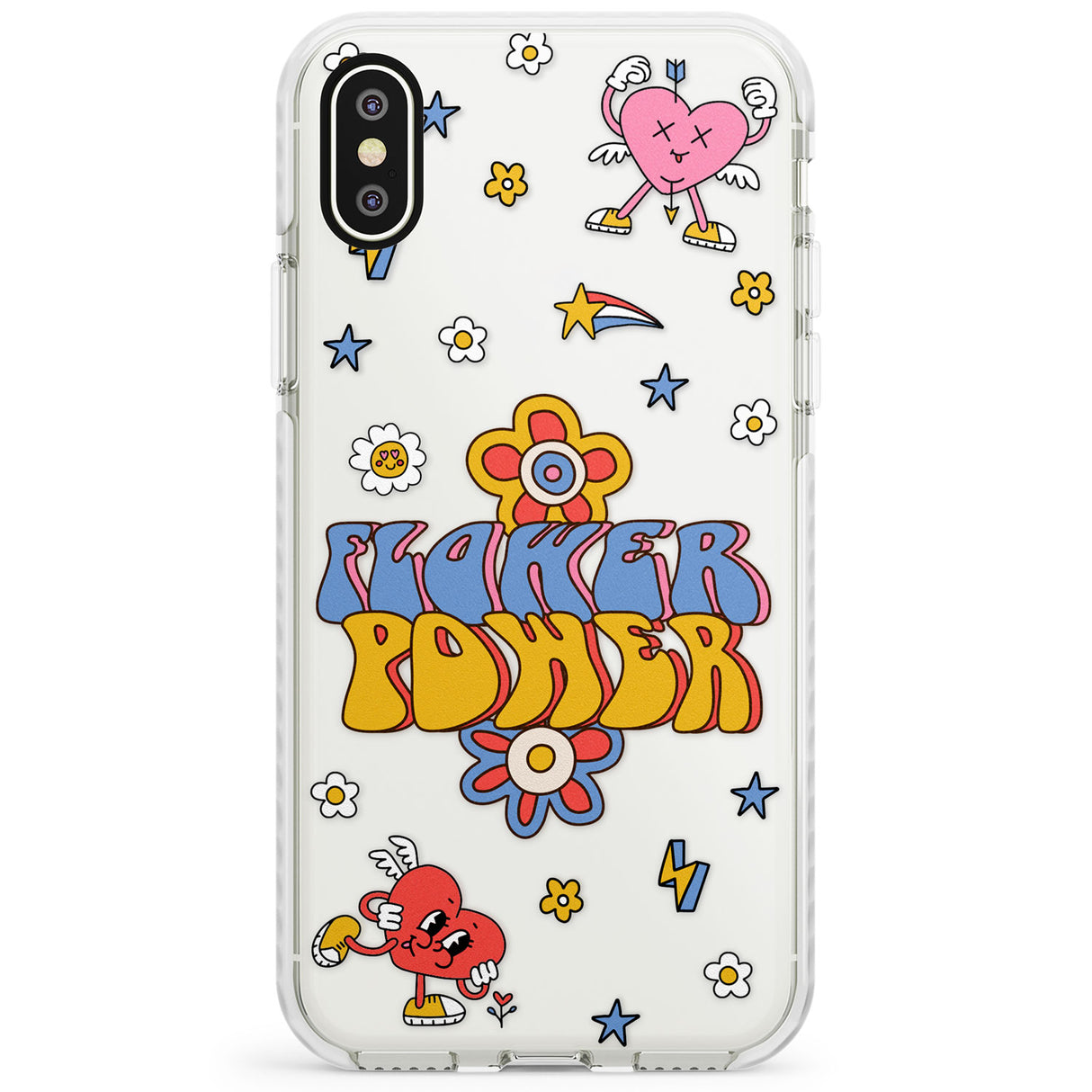 Flower Power Impact Phone Case for iPhone X XS Max XR