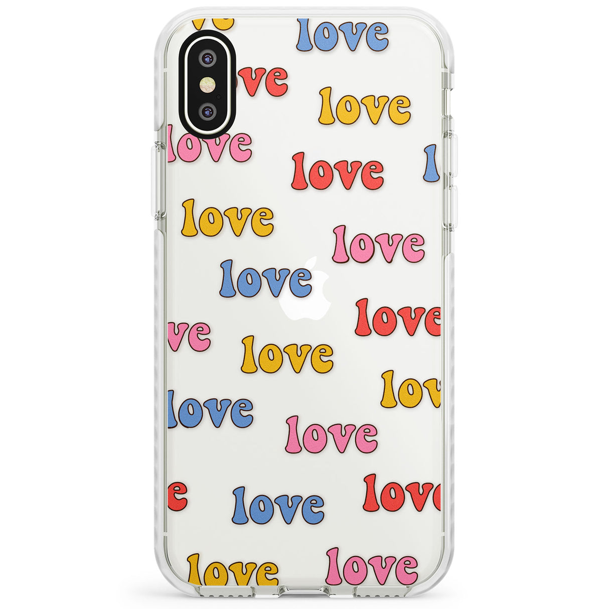 Love Pattern Impact Phone Case for iPhone X XS Max XR