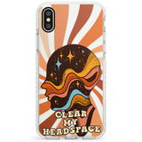 Clear My Headspace Impact Phone Case for iPhone X XS Max XR