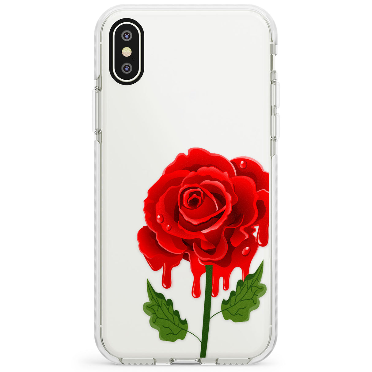 Melting Rose Impact Phone Case for iPhone X XS Max XR