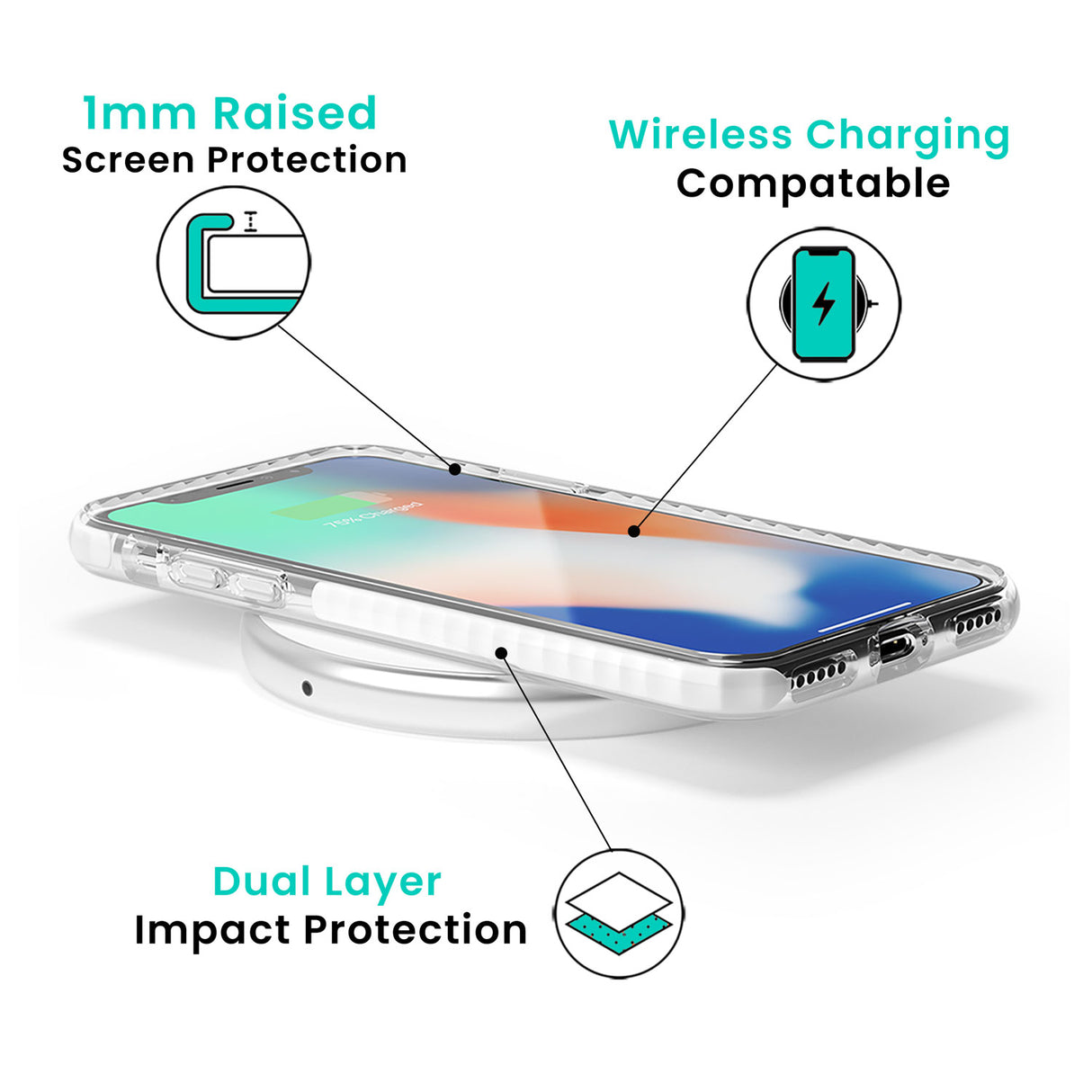 Iridescent De Milo Impact Phone Case for iPhone X XS Max XR