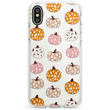 Floral Pumpkins Impact Phone Case for iPhone X XS Max XR