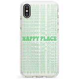 Happy Place (Green) Impact Phone Case for iPhone X XS Max XR