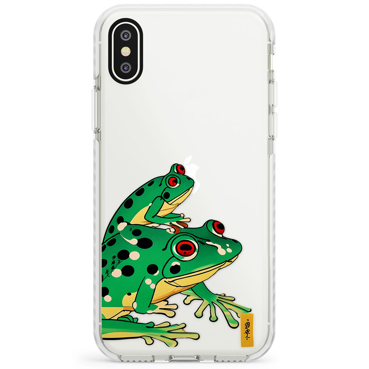 Matsumoto Hoji Frog Green Impact Phone Case for iPhone X XS Max XR