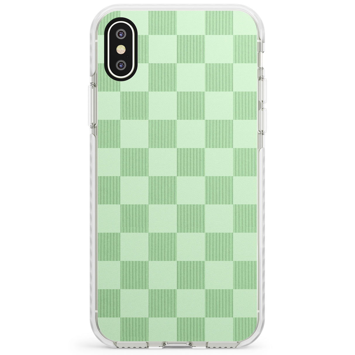 SEAFOAM CHECKERED Impact Phone Case for iPhone X XS Max XR