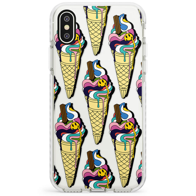 Trip & Drip Ice Cream Impact Phone Case for iPhone X XS Max XR