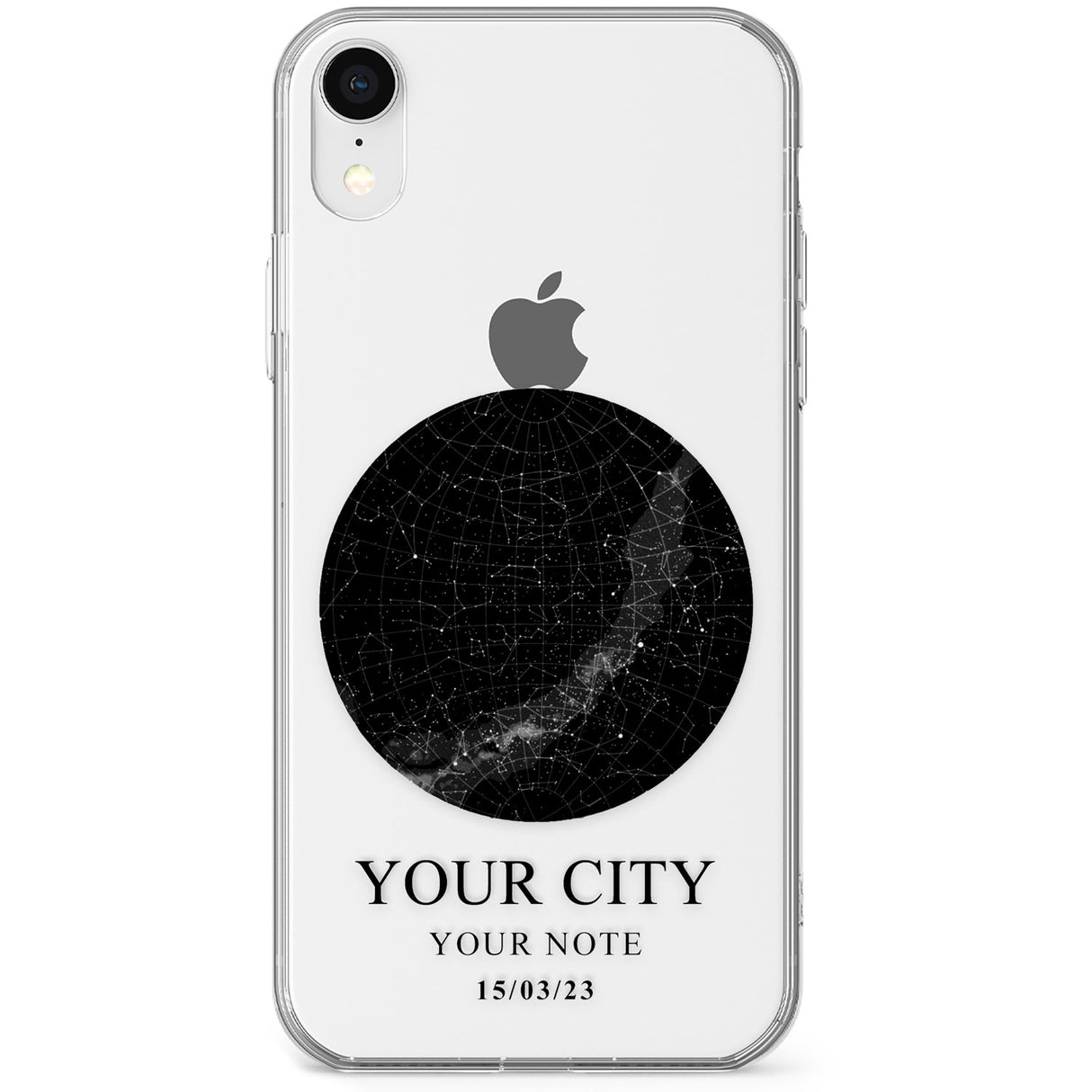 Personalised Star Map Phone Case for iPhone X, XS Max, XR