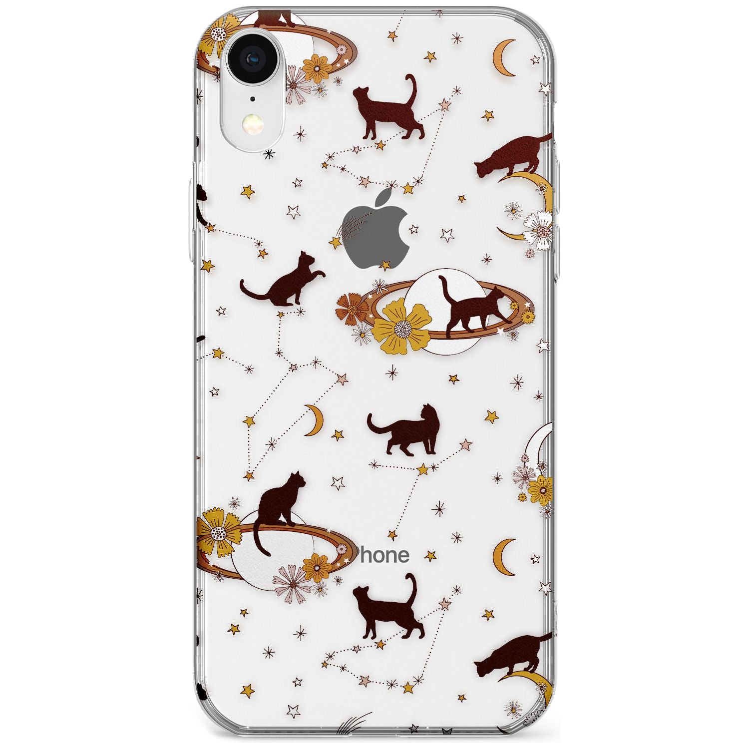 Halloween Skulls and Flowers Phone Case for iPhone X XS Max XR