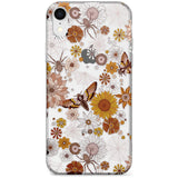 Halloween Skulls and Flowers Phone Case for iPhone X XS Max XR