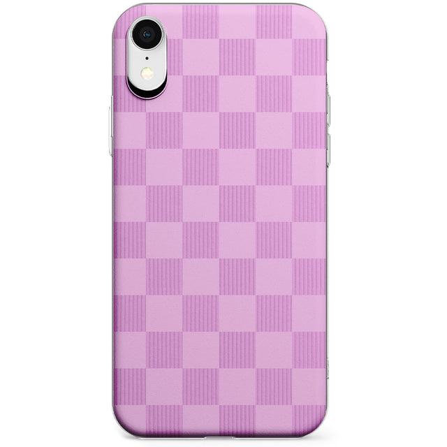 BUBBLEGUM CHECKERED Phone Case for iPhone X, XS Max, XR