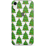 Christmas Tree Pattern (Clear) Phone Case for iPhone X, XS Max, XR