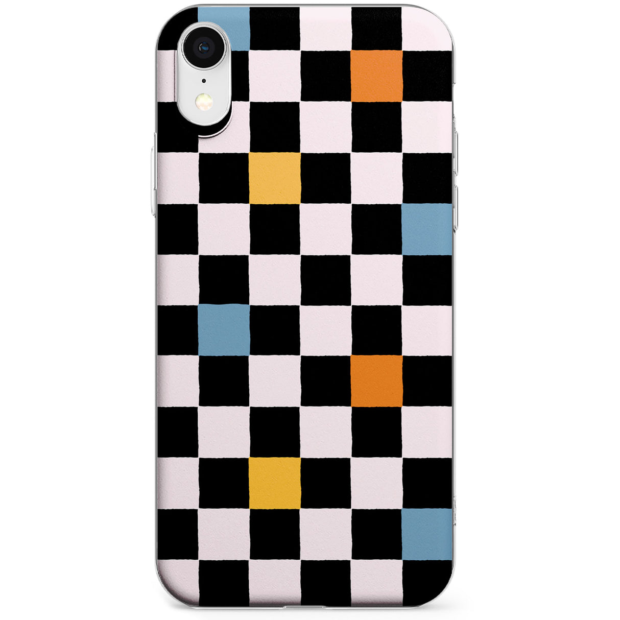 Vibrant Retro Checkered Phone Case for iPhone X, XS Max, XR