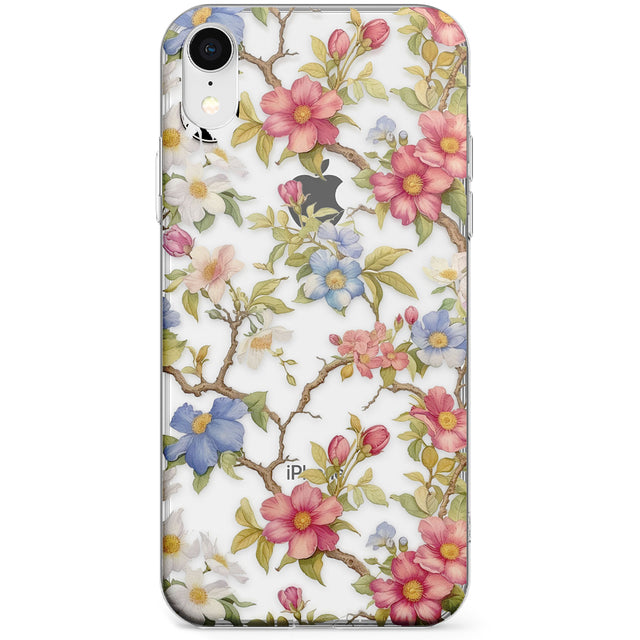 Vintage Vines & Flowers Phone Case for iPhone X, XS Max, XR