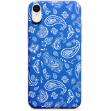 Blue Bandana Phone Case for iPhone X, XS Max, XR