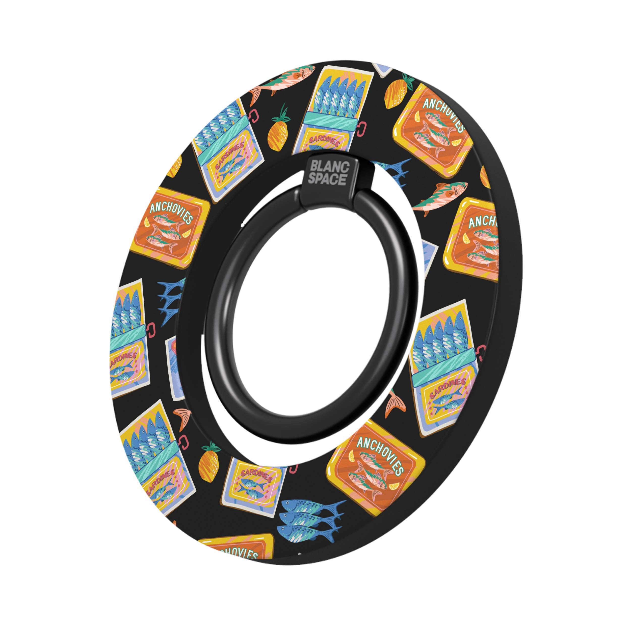 Seafood Pattern Magsafe Grip Magsafe Grip Black