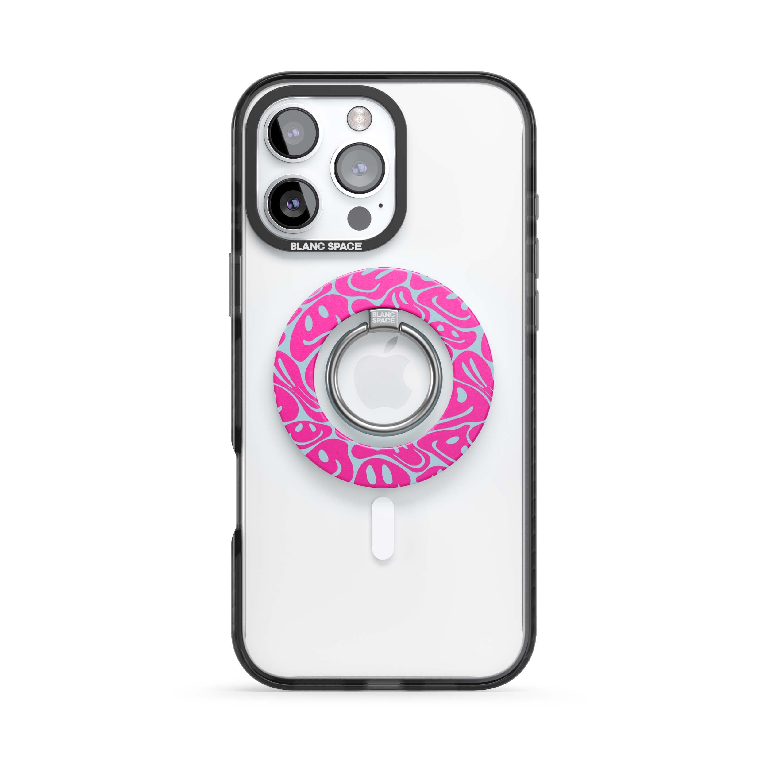 Pink Acid Smiles Magsafe Grip Magsafe Grip Blue