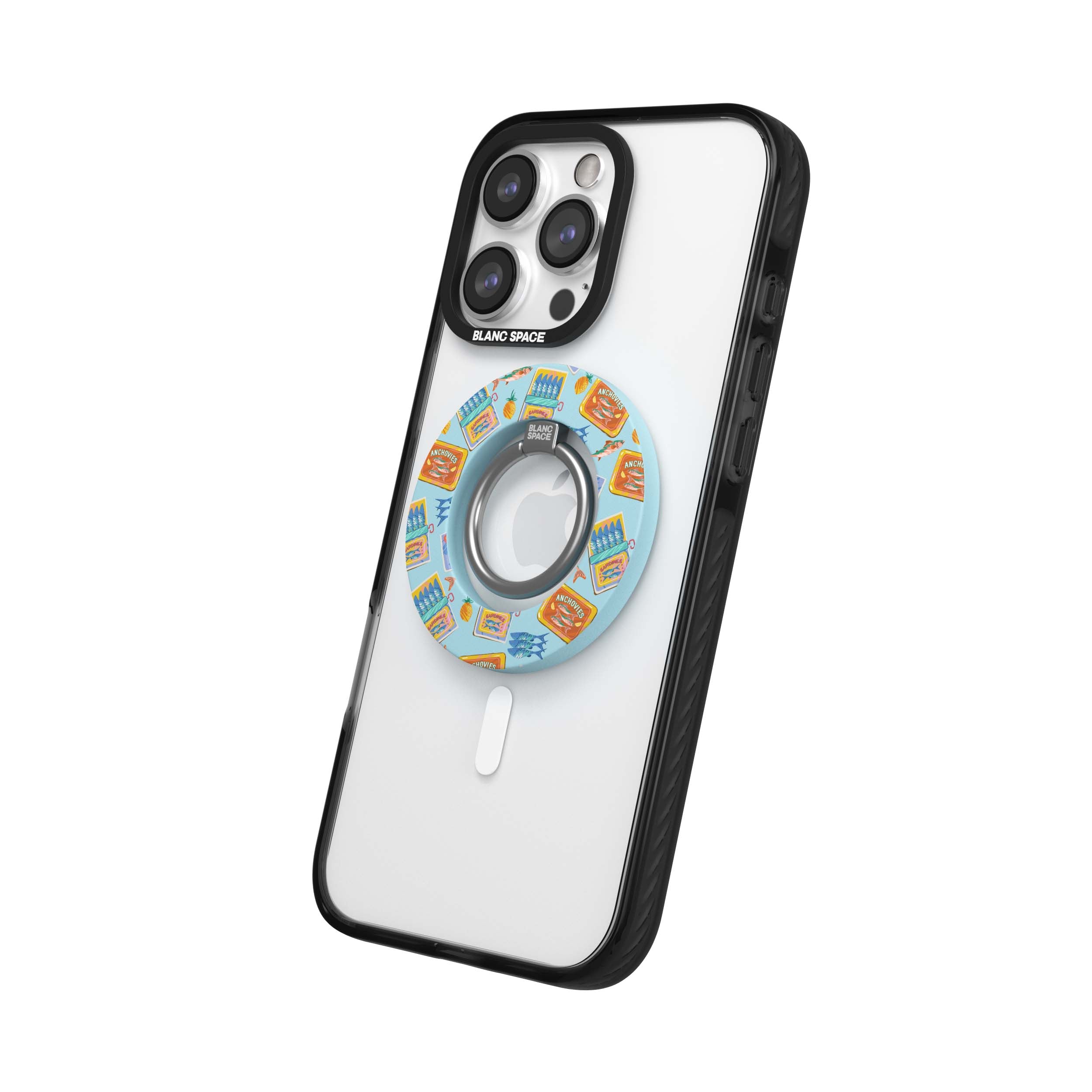 Seafood Pattern Magsafe Grip Magsafe Grip Blue