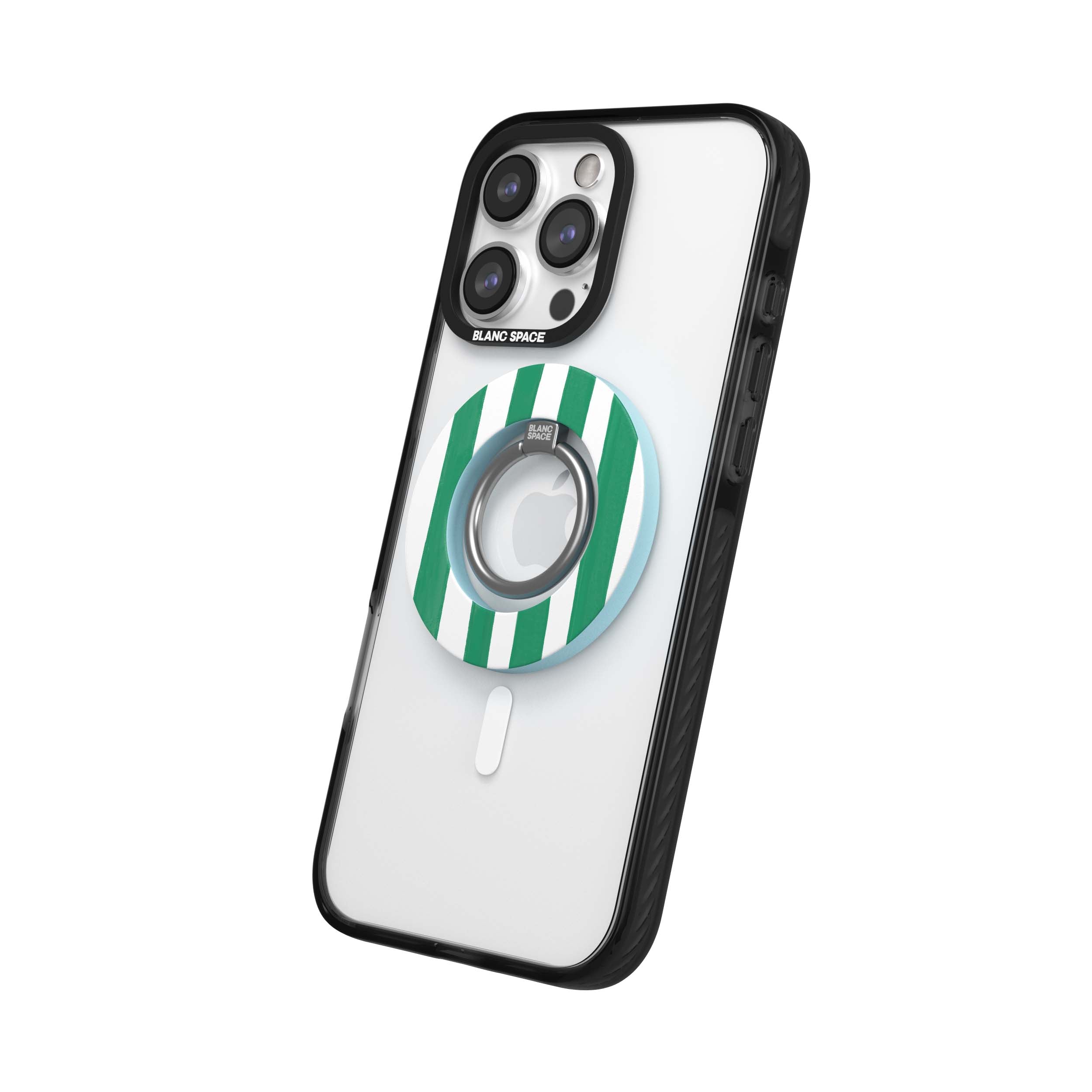 Coastal Italian Check Pattern Magsafe Grip Magsafe Grip Blue
