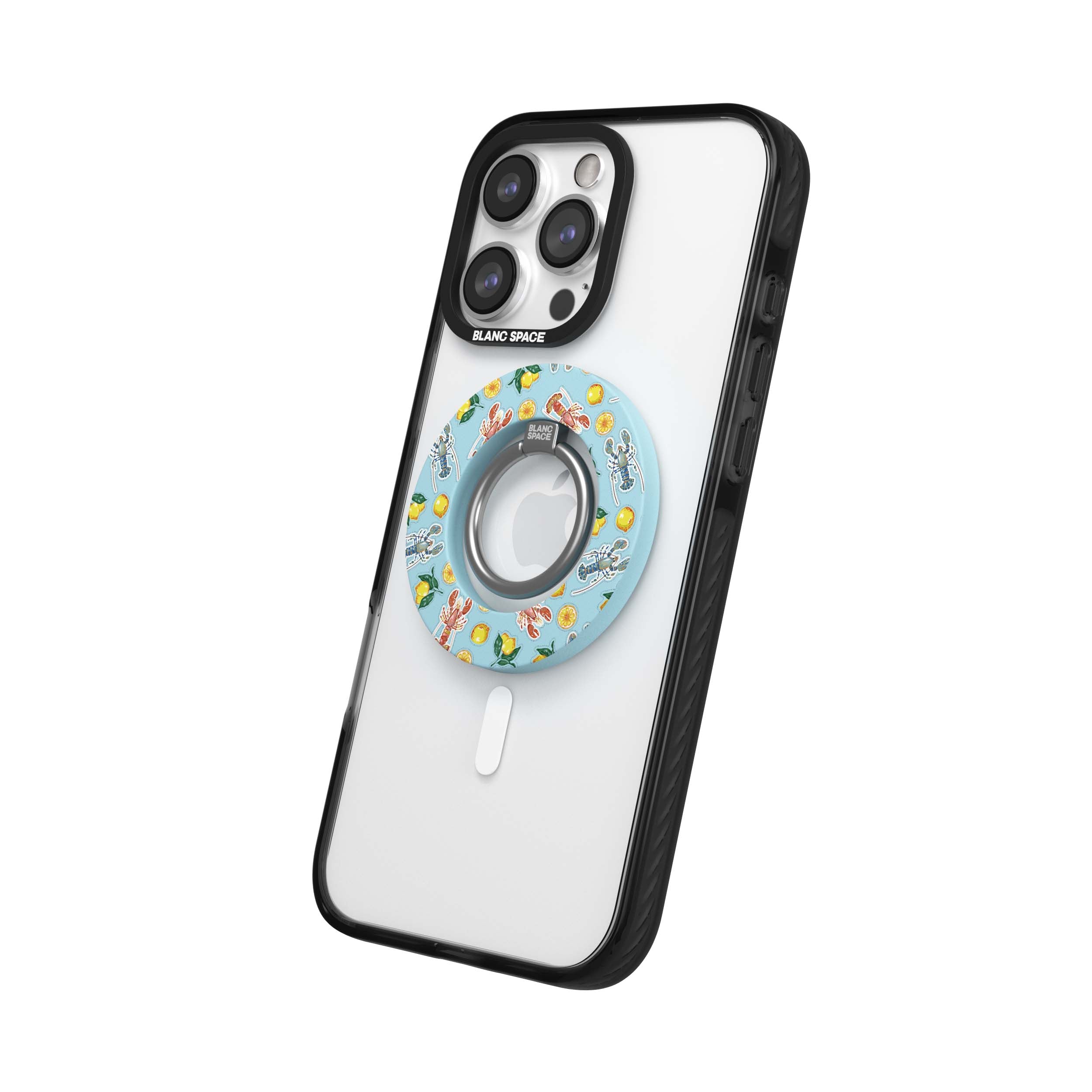 Seafood Pattern Magsafe Grip Magsafe Grip Blue