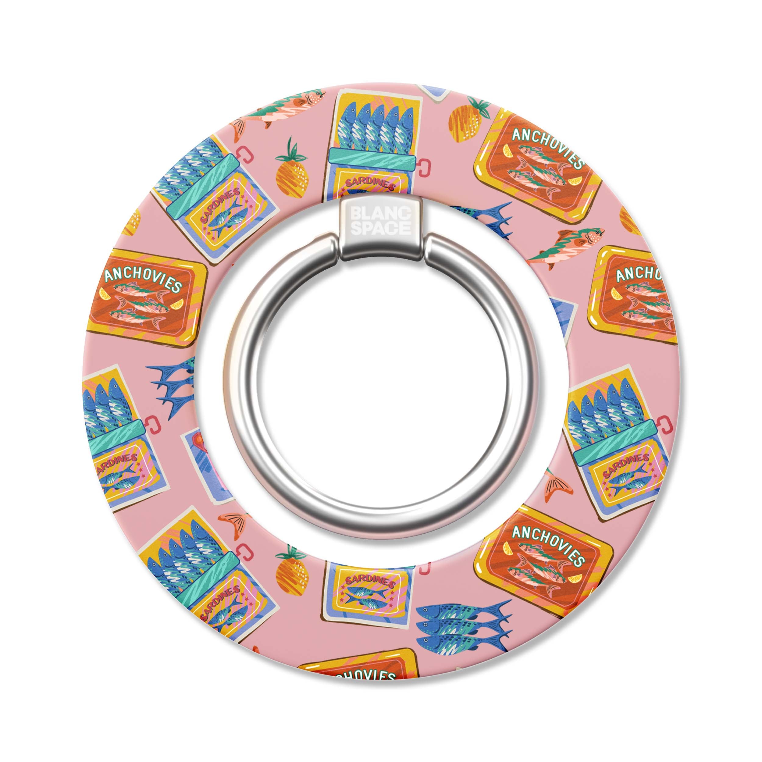 Seafood Pattern Magsafe Grip Magsafe Grip Pink