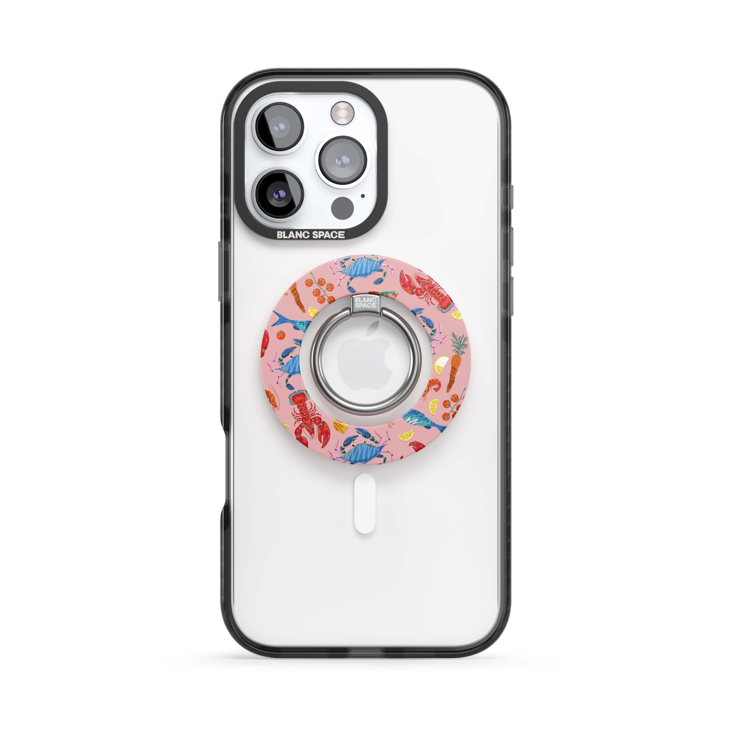 Seafood Pattern Magsafe Grip Magsafe Grip Pink