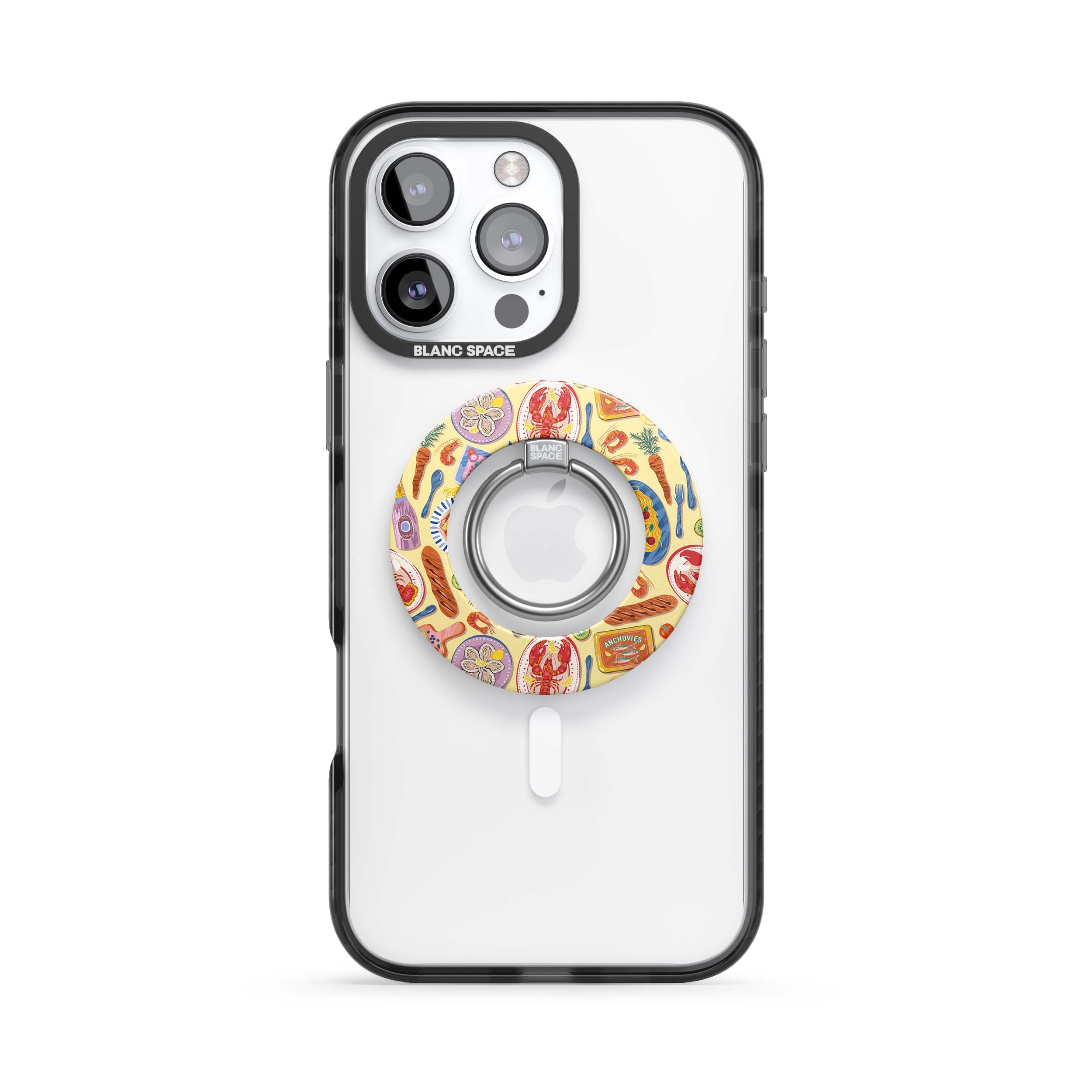 Seafood Pattern Magsafe Grip Magsafe Grip White